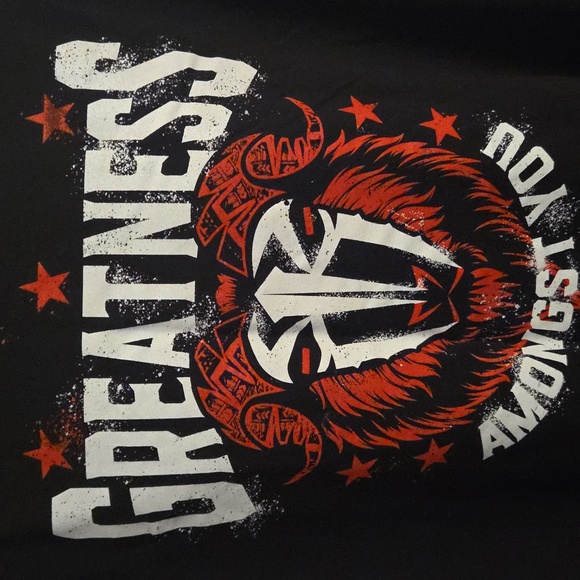 Roman Reigns Greatness Among You GOAT Mens Black T-shirt Size 2XL - Picture 3 of 7